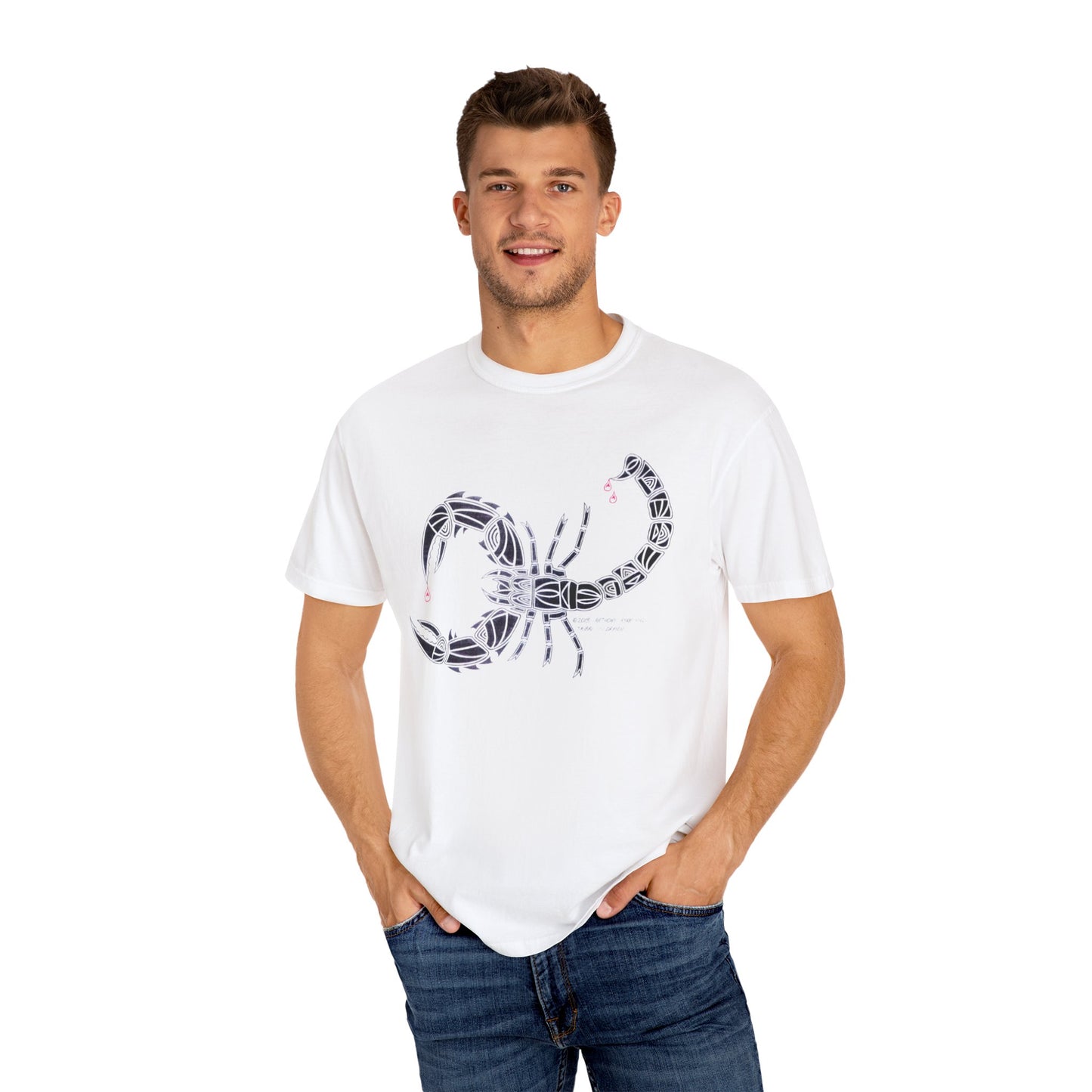 Tribal Scorpion Unisex Garment-Dyed T-shirt