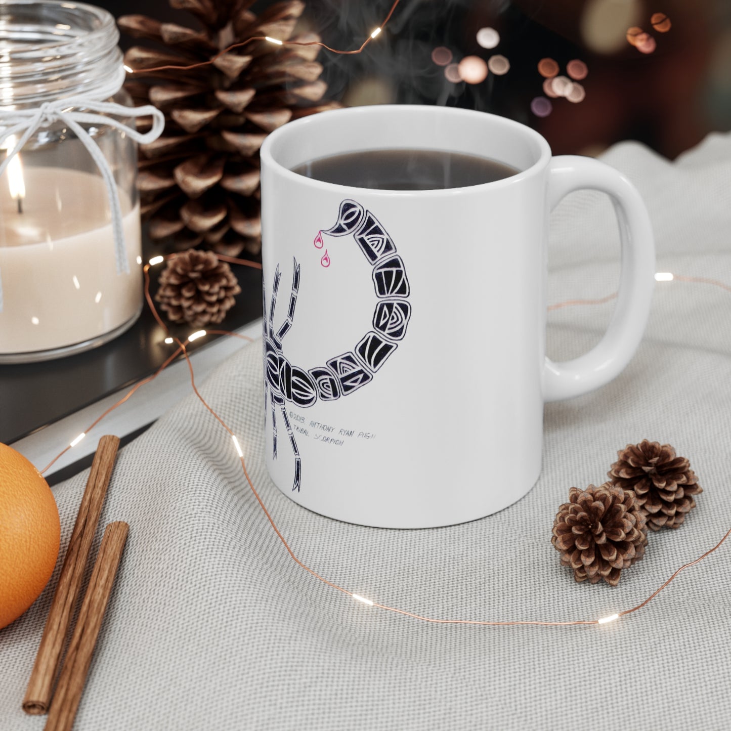 Tribal Scorpion Mug 11oz